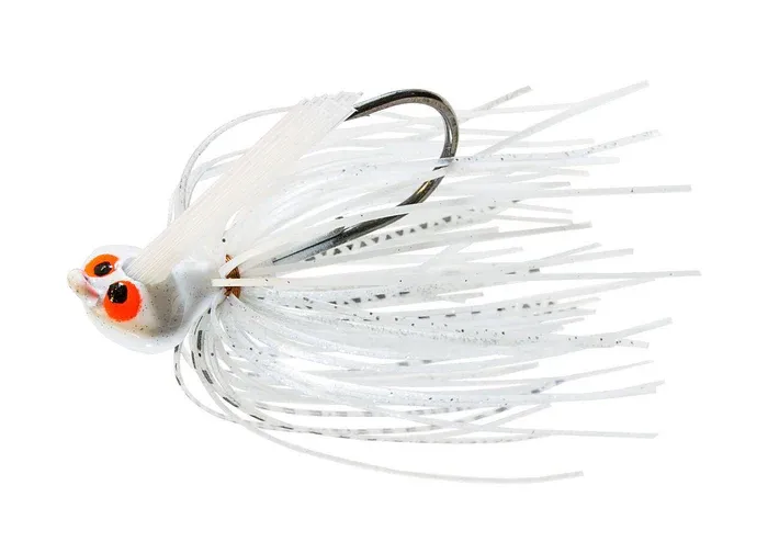 Z-Man CEFL12-06 Crosseyez Flipping Jig 1/2 oz White Lightning