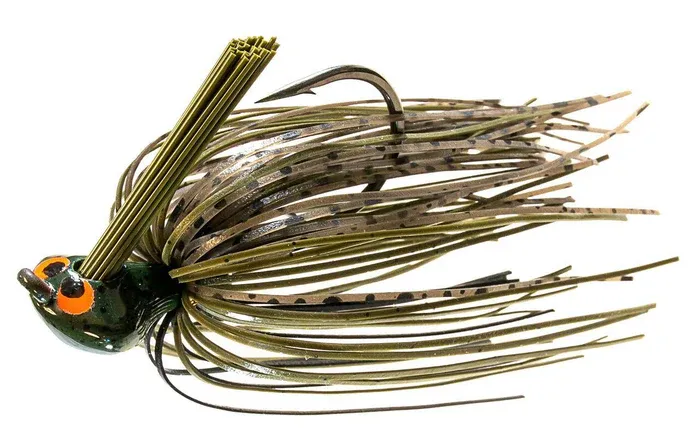 Z-Man CEFL58-02 Crosseyez Flipping Jig 5/8 oz Green Pumpkin