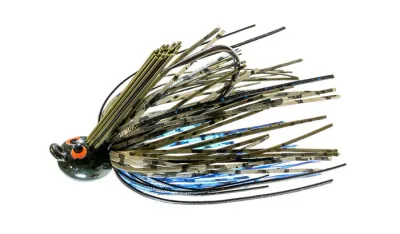 Z-Man CEPF38-08 Crosseyez Power Finesse Jig 3/8 oz Bruised Green