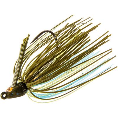 Z-Man CESJ38-08 Crosseyez Snakehead Swim Jig 3/8 oz Water Bug