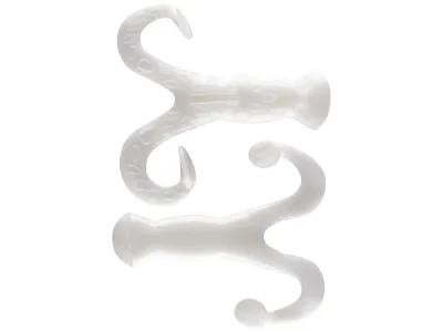 Z-Man Elaztech Pop Frogz4", White, Floating, 4/Pack