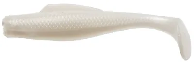 Z-Man GMIN-84PK6 Elaztech MinnowZ Swimbait, 3", Pearl, Floating