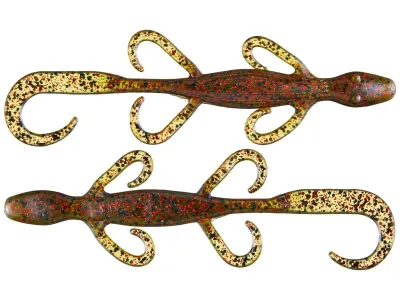 Z-Man LIZ6-18PK6 Elaztech Lizardz 6", Watermelon/Red Flake, Floating