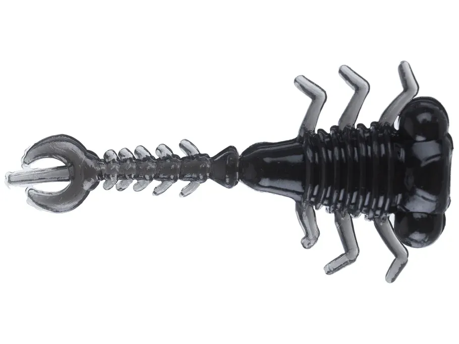 Z-Man MLA-01PK8 Larvaz 1.75" Black 8 Pack