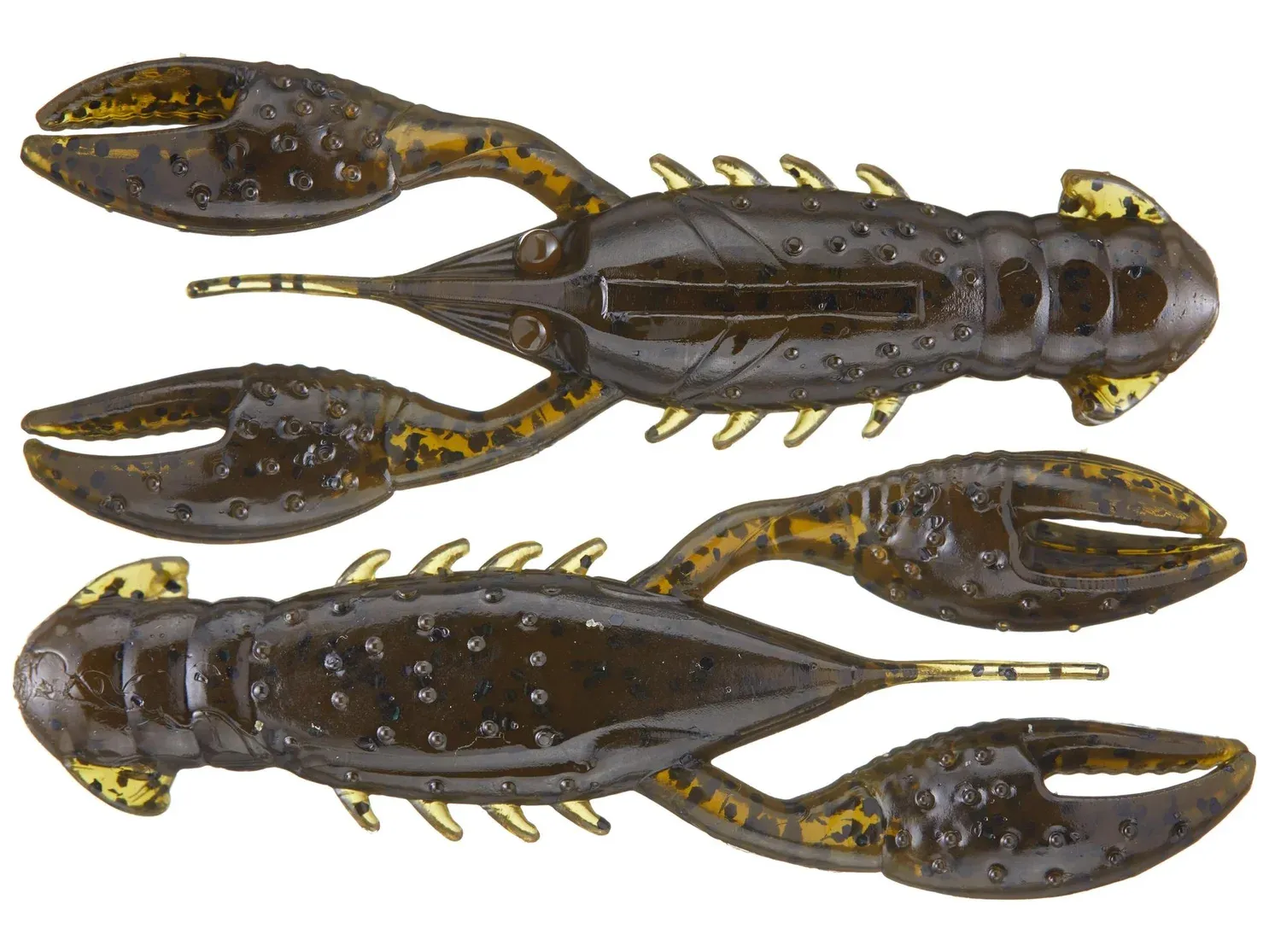 Z-Man PRCR-46PK3 Pro Crawz 3.5" Green Pumpkin 3 Pack