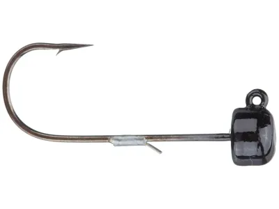 Z-Man Power Finesse Shroomz Jighead 1/5 oz, 3Pk, Black