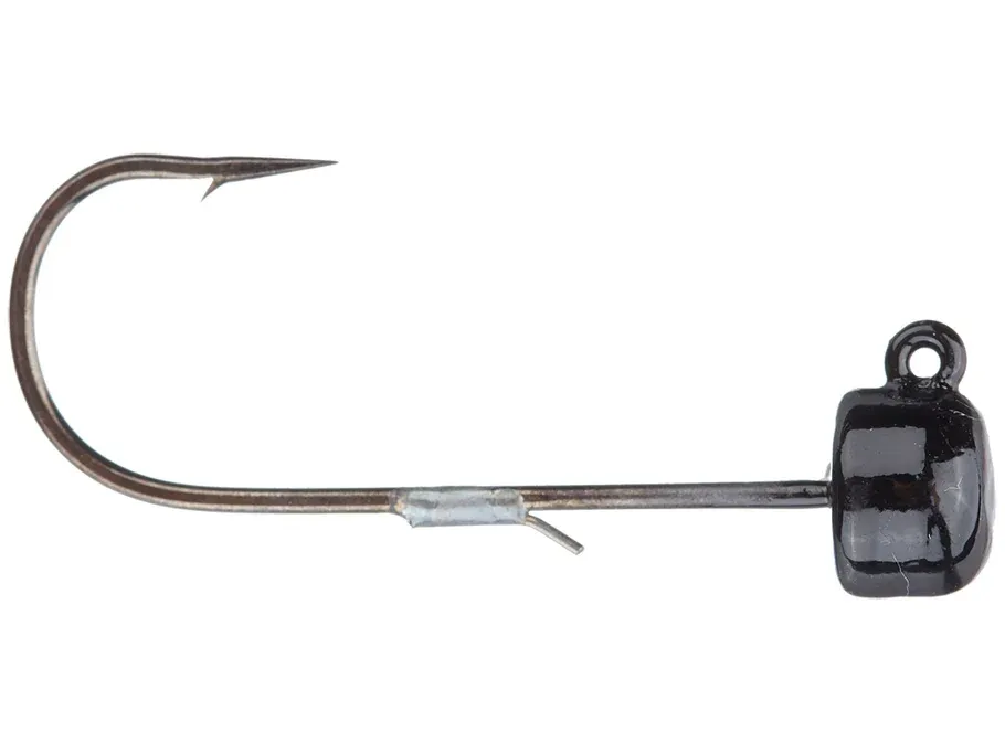 Z-Man Power Finesse Shroomz Jighead 1/10 oz, 3Pk, Black