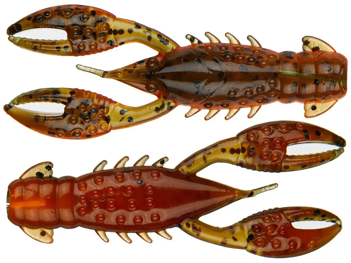 Z-Man TRDCR-47PK6 TRD Crawz 2.5" Green Pumpkin Orange 6 Pack