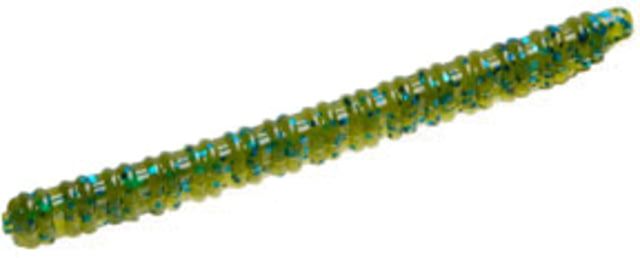 Zoom 007103-SP Centipede Finesse Worm, 4", 20Pk, Blue Watermelon