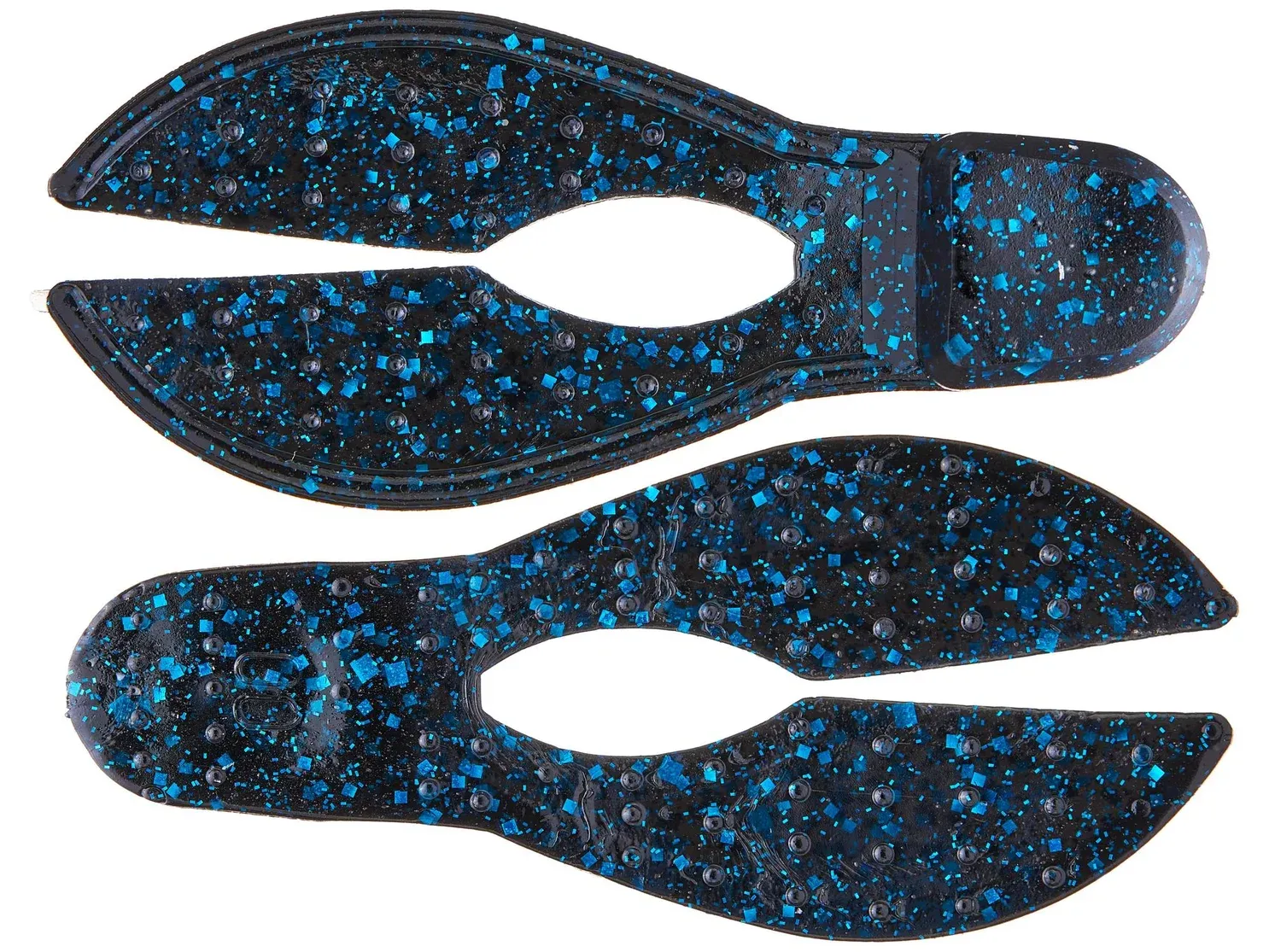 Zoom 037072 Super Chunk Jig Trailer 3 1/2", 5Pk, Black Blue