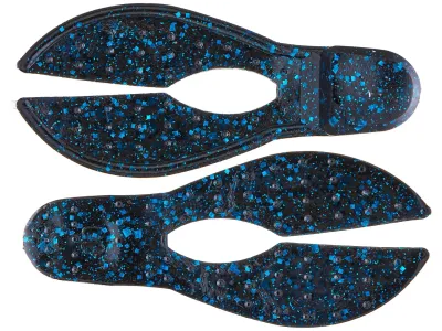 Zoom 037072 Super Chunk Jig Trailer 3 1/2", 5Pk, Black Blue