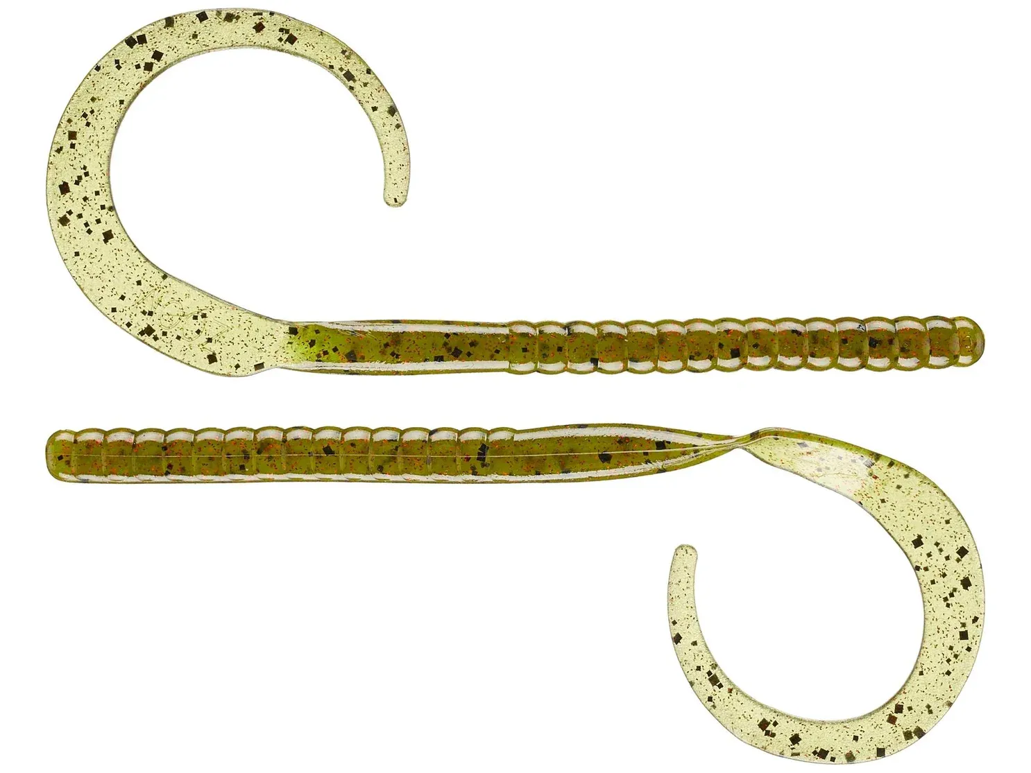 Zoom 026304-SP Ol' Monster Worm, 10 1/2", 9Pk, Watermelon Red Magic	