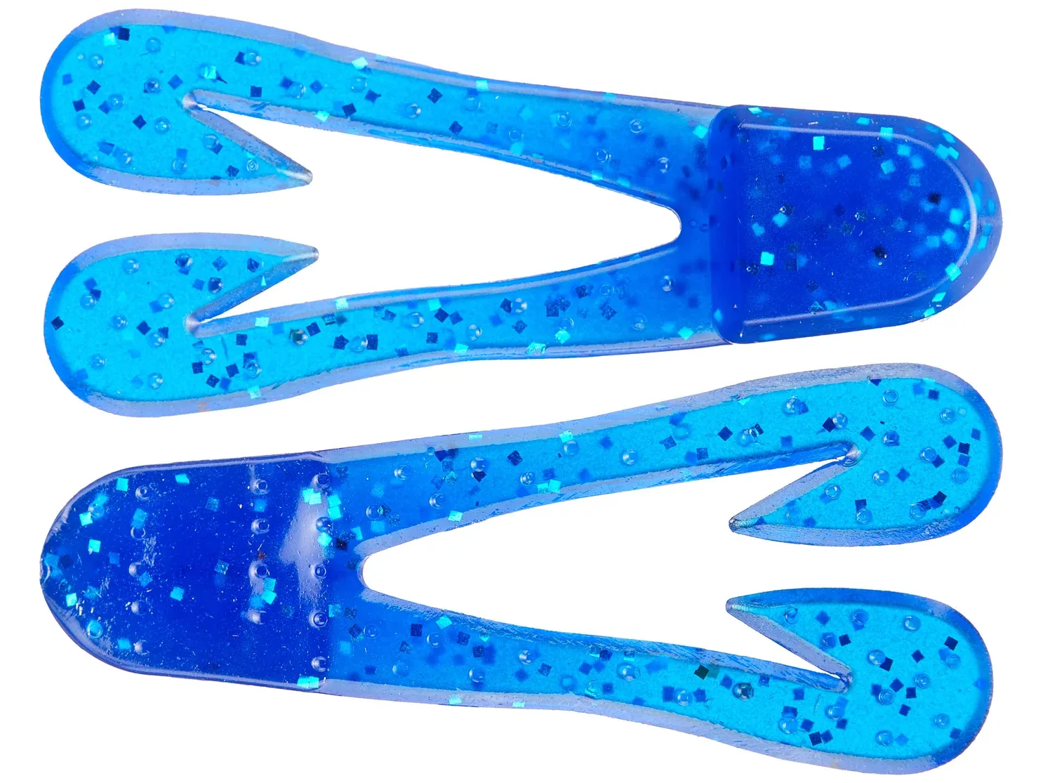 Zoom 084110-SP Ultra-Vibe Chunk Trailer, 3", 5Pk, Sapphire Blue	