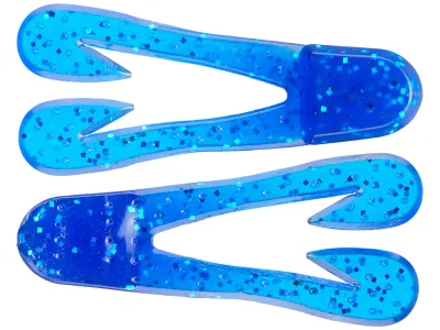 Zoom 084110-SP Ultra-Vibe Chunk Trailer, 3", 5Pk, Sapphire Blue	