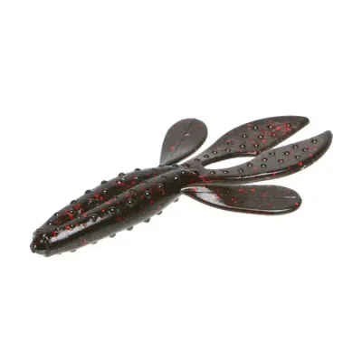 Zoom 123001-SP Z-Hog Jr, 3 1/2" 10Pk, Black &amp; Red Glitter