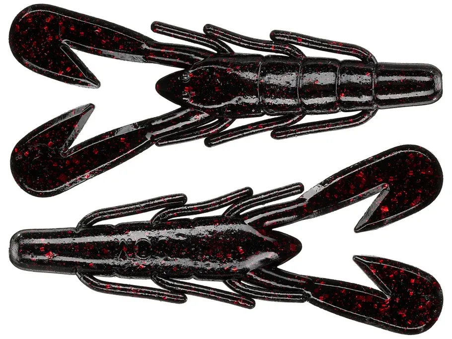 Zoom 146001 Mag UV Speed Craw Black Red Glitter