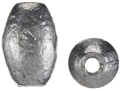  Bullet Weight Egg Sinkers   8oz Unpainted 2pk