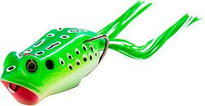 -MAN LFPS-01 Leap Frogz Popping Frog, 2.25in - Green Leopard