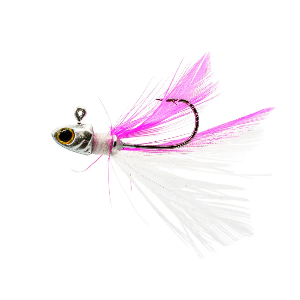 6th Sense PLUCK Hair Jig - Gum Minnow 1/16 Oz