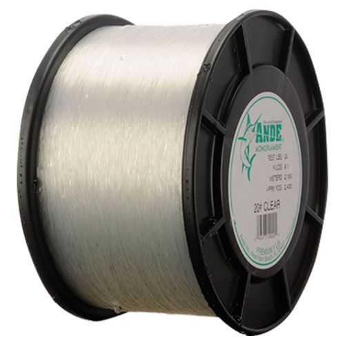 Ande A14-60C Premium Mono Line 1/4lb Spool 60lb 200yd Clear