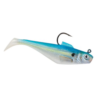 Berkley PBBSS4-HDSXS PowerBait Pre-Rigged Swim Shad, 4pk, 4" HD Sexy Shad