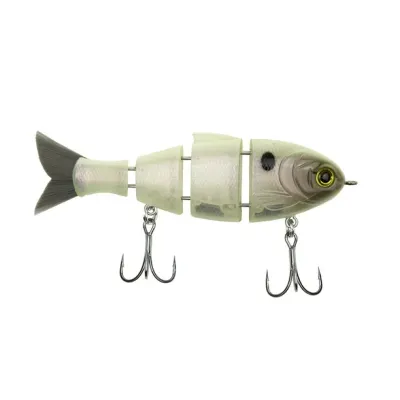Catch Co MB Baby Bull Shad  3.75'' Pearl Bone #6