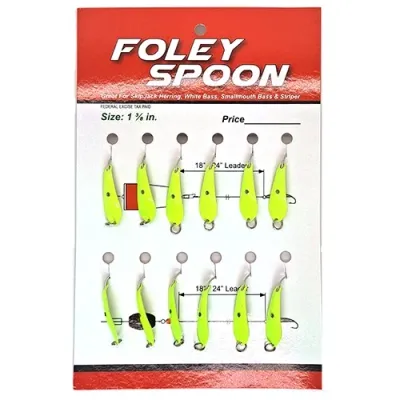 Foley Spoon Chartreuse 2"