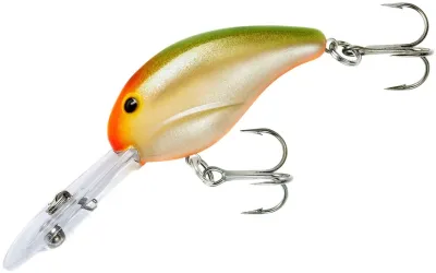 Bandit BDT322-SPEC 300 Series Crankbait,2", 1/4oz, Parrot/Orange