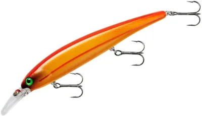 Bandit BDTWBS1D31 Shallow Walleye Jerkbait, 4.75", 5/8oz, Orange Crush