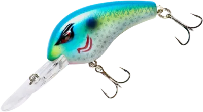 Booyah BYST429 Streak Crankbait, 3 5/8" 2oz, Silver Blue Citrus