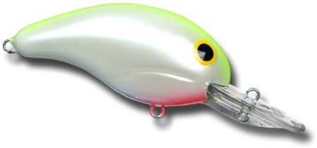Bandit BDT115 100 Series Crankbait 2", 1/4 oz, Pearl/Chartreuse Back