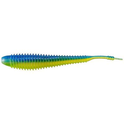 Spunk Shad 6.5 Electric Blue Chartreuse