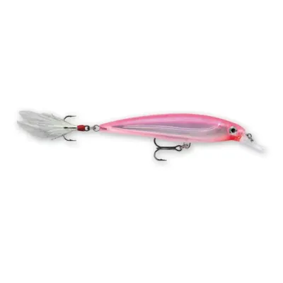 Rapala XR08HP X-Rap Jerkbait, 3 1/8", 1/4 oz, Hot Pink, Suspending