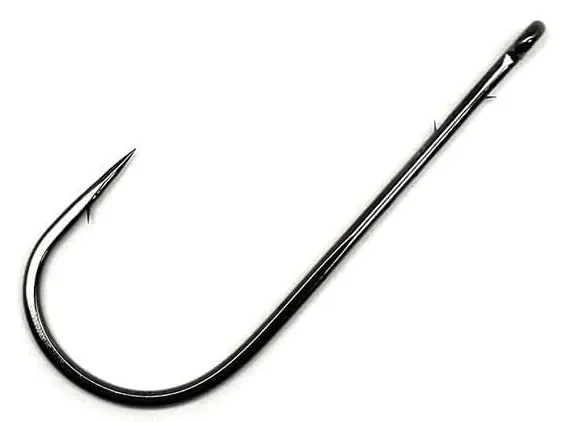 Gamakatsu 01114 Worm Hook, Size 4/0 Needle Point, Straight Sliced Shank
