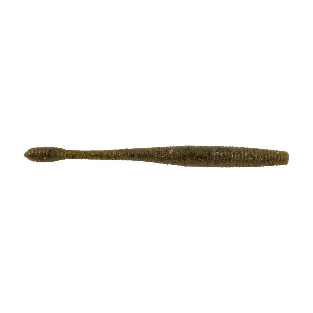 Berkley PBMSHW4-GP PowerBait Maxscent Hit Worm, 4 1/2 ", 10/pk, Green Pumpkin