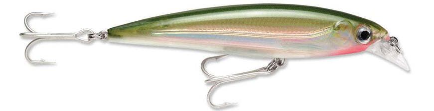 Rapala SXR10OG X-Rap Saltwater Lure 4", 7/16 oz, Olive Green, Suspending