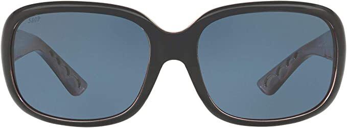 Costa Tasman Sea 580P Shiny Black Silver Mirror