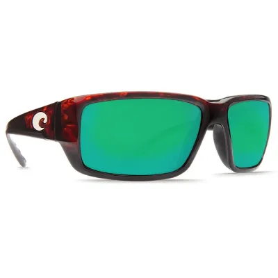 Costa TF10OGMGLP Fantail Sunglasses 580G Green Mirror, Tortoise Nylon