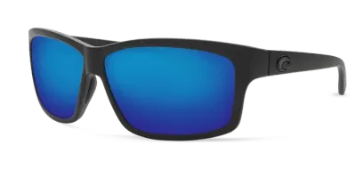 Costa TF01OBMP Fantail Sunglasses 580P Blue Mirror, Blackout Nylon