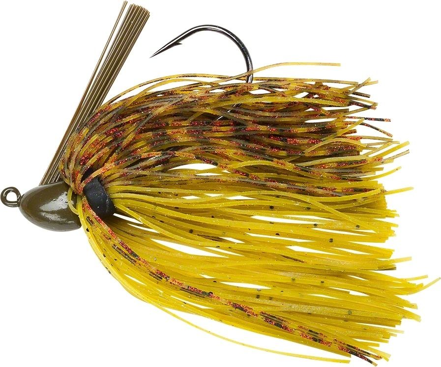 Booyah Baby Boo Jig, 3/16 oz, 3D Watermelon Red, Sinking