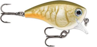 Rapala  BX Brat Squarebill Crankbait 3, 2", 3/8 oz, Bone Craw