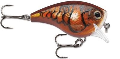 Rapala BX Brat Squarebill Crankbait 3, 2", 3/8 oz, Blaze