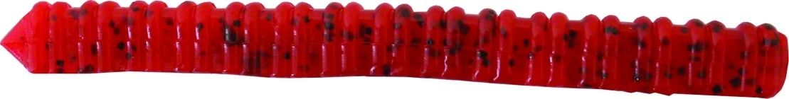 Zoom 007084-SP Centipede Finesse Worm, 4", 20Pk, Tomato