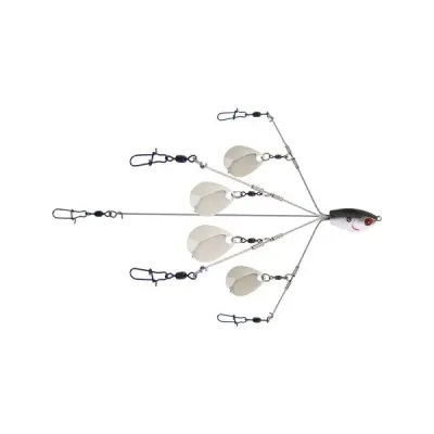 Yum YUMBLC5TSNR YUMbrella Flash Mob Jr-Colorado Blade 5-Wire Fishing