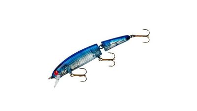 Bomber B15JXSIL Jointed Long A Minnow Jerkbait 4.5", 5/8oz, Silver