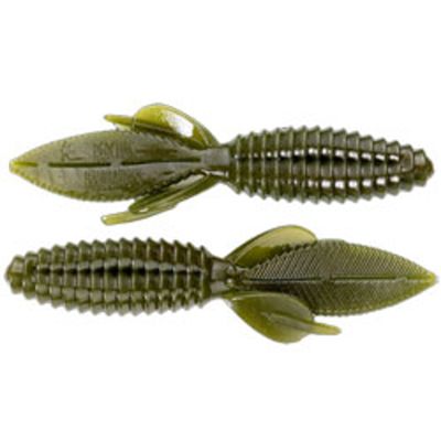 Reaction SMB-075 Smallie Beaver Creature Bait, 3 1/2", Green