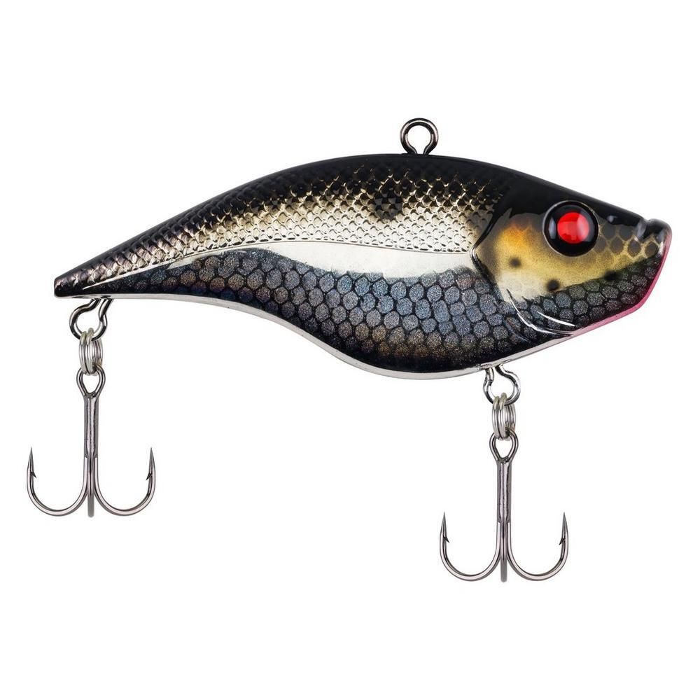 Berkley BHBWP1/2-BSV Warpig Lipless Crankbait, 3", 1/2 oz, Black Silver