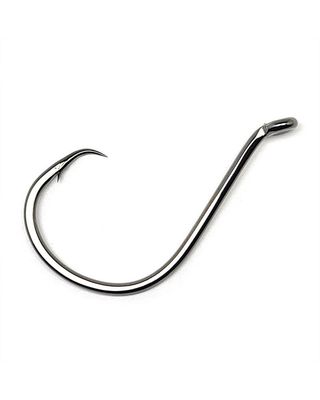 Gamakatsu Oct Circle Offset, 2/0 NSB 25pk