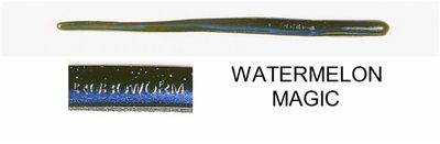 Roboworm 4 1/2" Straight Tail Watermelon Magic