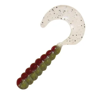 Kalin Triple Threat Grub , 2", Bleeding Tennessee Shadhad, 10/Pack